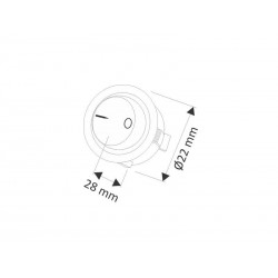 Interruptor con led 250VAC/6A