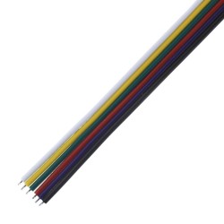 Cable de conexión directa para tira LED RGB+CCT (6 Pin) 15cm