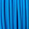 Cable textil redondo 2x0,75mm, 1m, azul