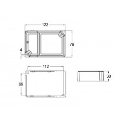 LED Driver BOKE DC26-40V/40W/950mA, TRIAC Regulable