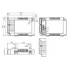 LED Driver MEAN WELL Ajustable LCM-40, 0-10V, PWM