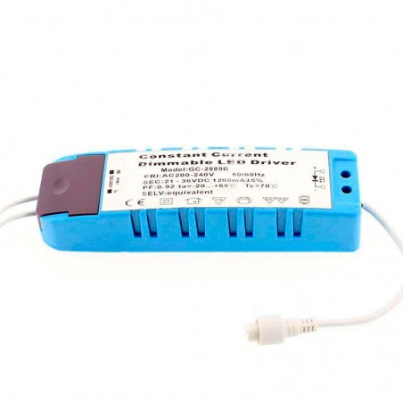 LED Driver DC21-36V/43W/1200mA, Regulable