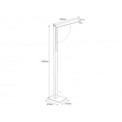 Lámpara Led de madera CARFI 130