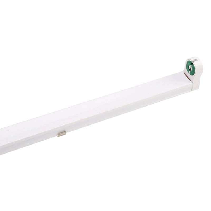 Soporte para Tubo LED T8 de 120 cm. Conexión uno o dos Laterales