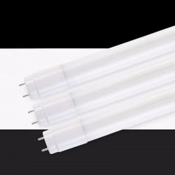 Tubo LED T8 SMD2835 Cristal - 10W - 60cm, Conexión un Lateral