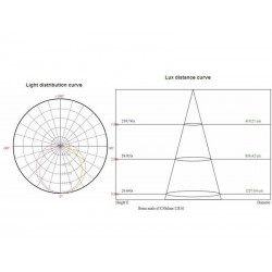 Tubo LED T8 SMD2835 Cristal - 10W - 60cm, Conexión un Lateral