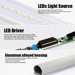 Tubo LED T8 SMD2835 Epistar - Aluminio - 25W - 150cm, Conexión dos Laterales