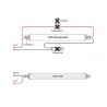 Pack 30 Tubos LED T8 SMD2835 Cristal - 10W - 60cm, Conexión un Lateral