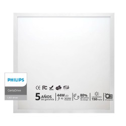 Panel LED 44W, 60X60cm, UGR19,  Driver Philips Certadrive