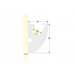 Moldura Led KB05, 1m