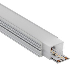 Perfil aluminio KOR para tiras LED, 2 metros, IP67