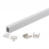 KIT - Perfil SKYRT para tiras LED, 1 metro