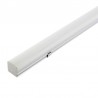 KIT - Perfil aluminio BOLL para tiras LED, 2 metros
