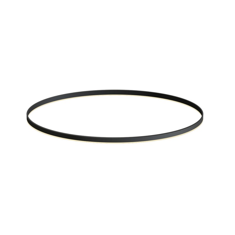 KIT - Perfil aluminio circular RING, Ø1200mm, negro