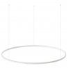 KIT - Perfil aluminio circular RING, Ø1500mm, blanco